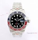 (EW)Clone Rolex GMT-Master ii Pepsi ew 3186 Watch 126710blro Stainless Steel Jubilee Strap